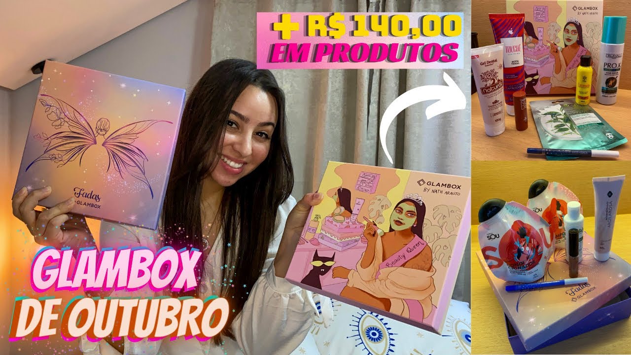 GLAMBOX OUTUBRO EDIÇÃO FADAS - REVIEW DA EDIÇÃO DE SETEMBRO | SHARON FONTANA