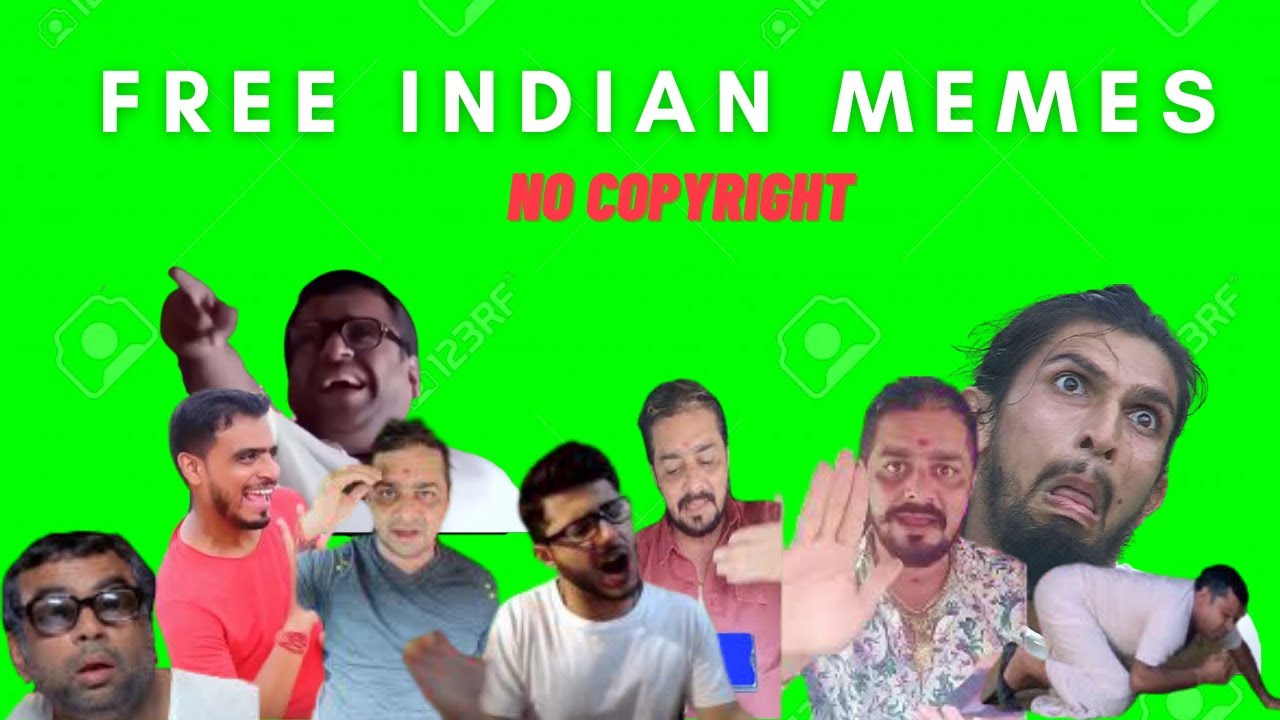 50+ Green Screen Memes & Effects | Popular Indian Memes Green Screen | No Copyright | Free to Use