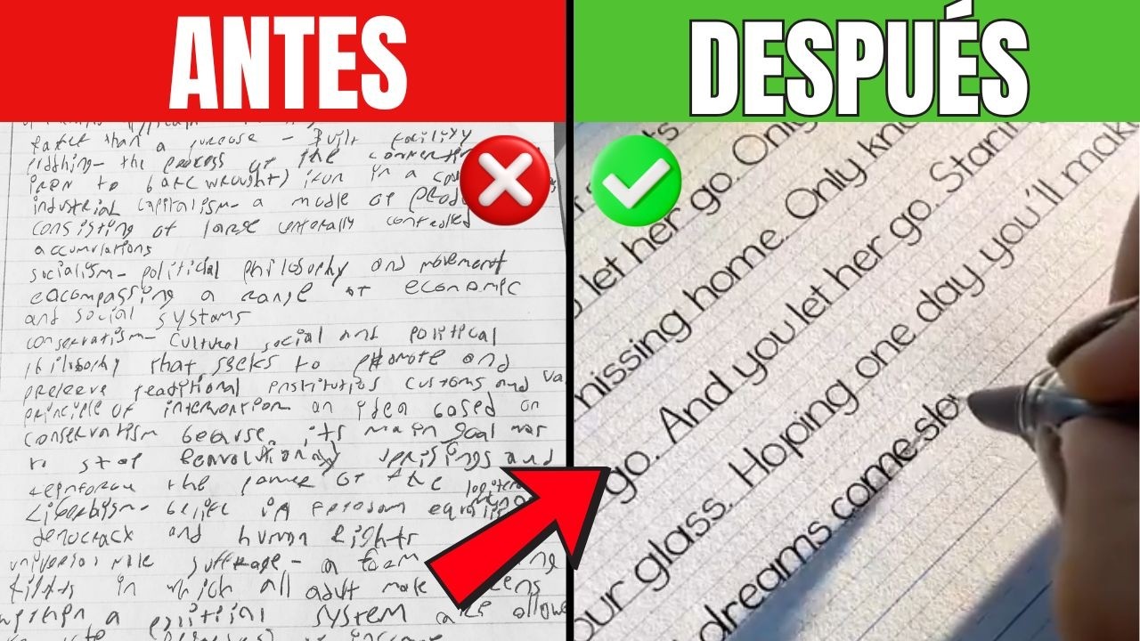 ¿Letra horrible? Estos 7 tips te ayudarán a mejorar la letra en 21 días