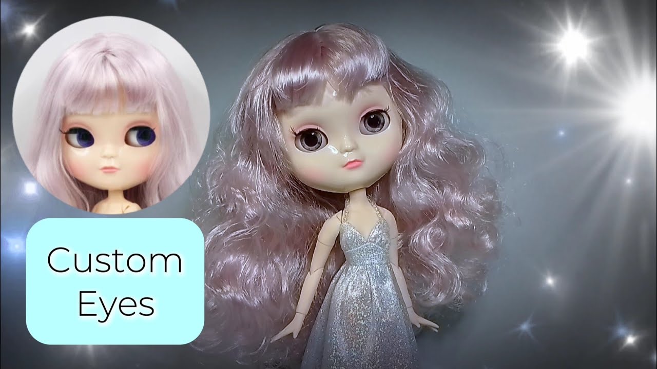 Icy Blythe Doll Unboxing, Eye Chip Change & Extra Pull Cord Customisation