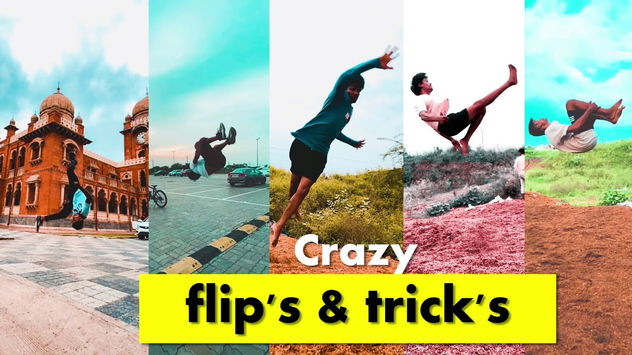 The best flip&rsquo;s on ground🔥/ crazy flip's &  tricks// hyperhook aashish
