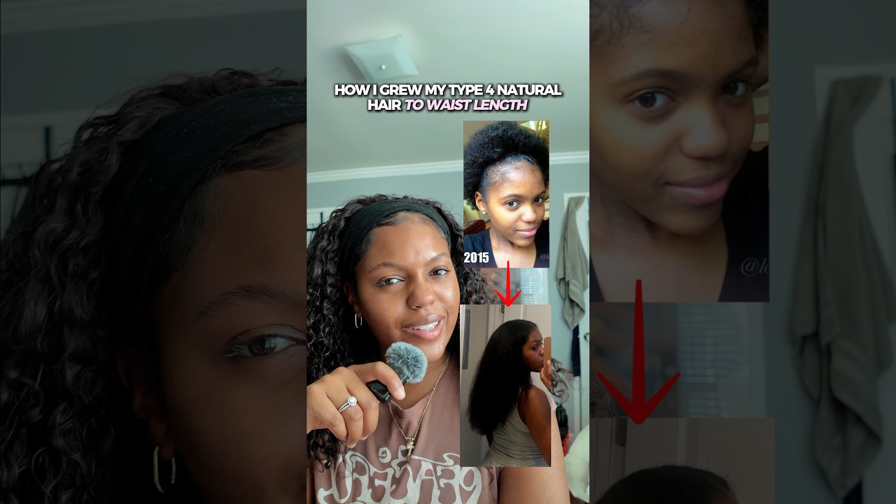 Как отрастить длинные натуральные волосы типа 4. Часть 1 #naturalhairjourney #hairgrowth #type4hair