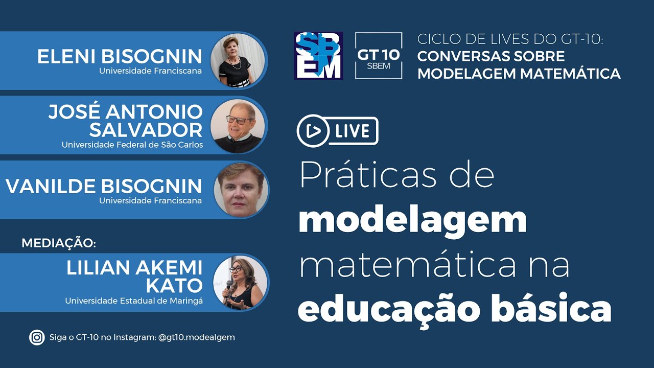 Conversas sobre Modelagem Matemática - GT10
