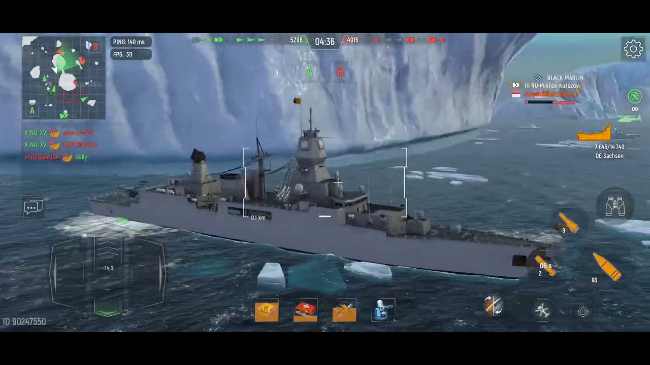 Force of Warships: 3 vs 4 hay 1 vs 3