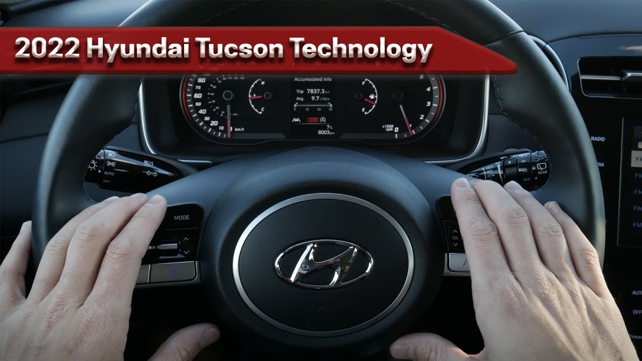 2022-2023 Hyundai Tucson Steering Wheel and Cluster