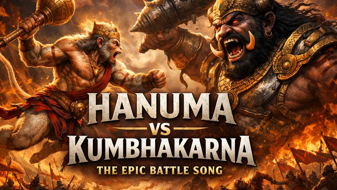 HANUMA VS KUMBHAKARNA 🔥 | Epic War Song | Mythological Battle Anthem | Ramayana Inspired