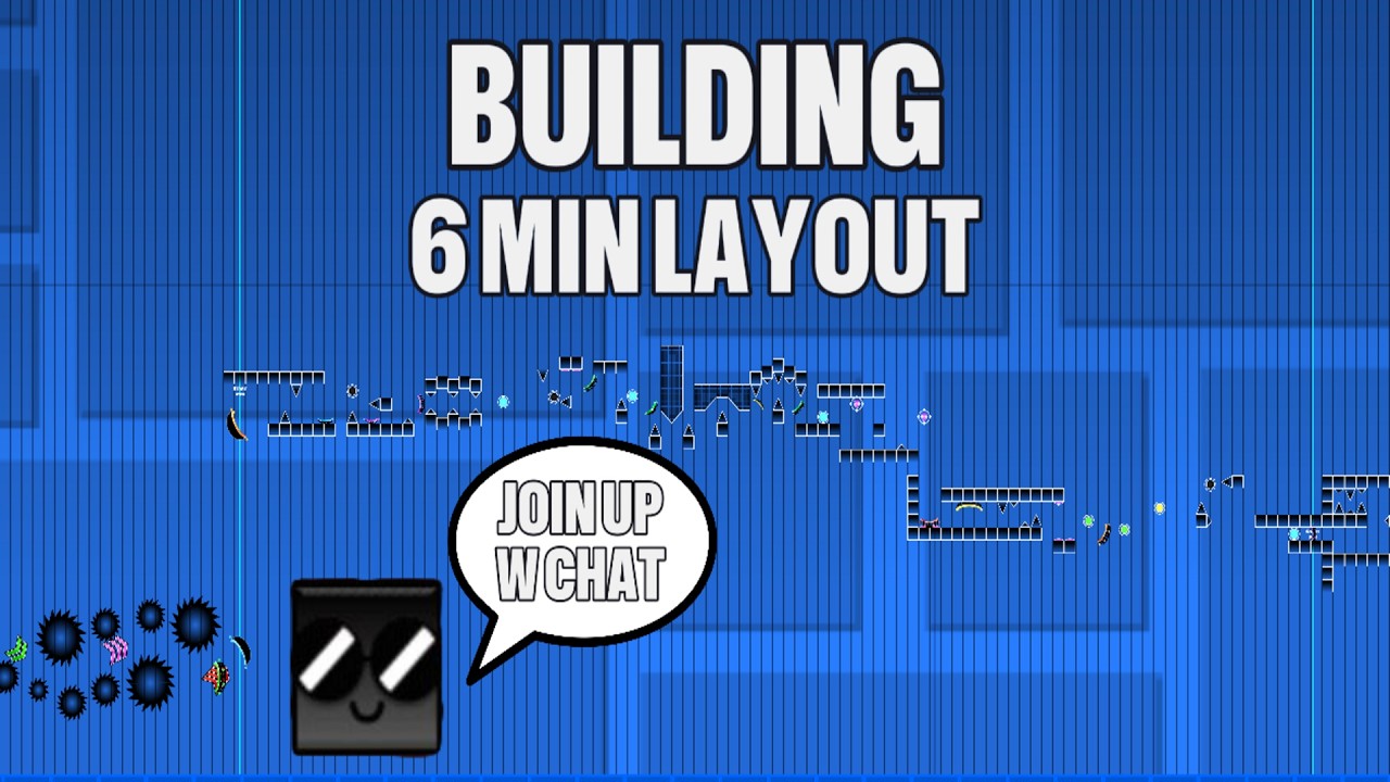 [🔴] BUILDING 6 MIN EXTREME || join up we chilling // - Geometry Dash