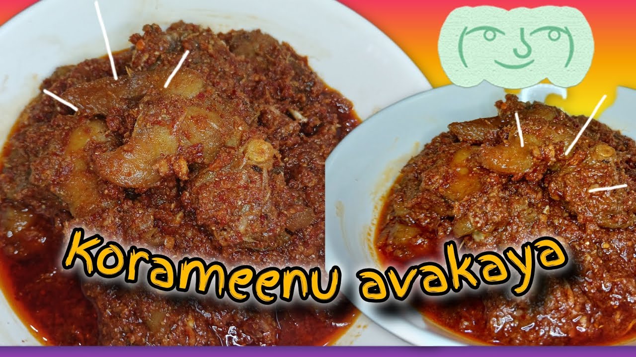 Very very tasty  korameenu avakaya #avakaya #nanamma's magic 😋