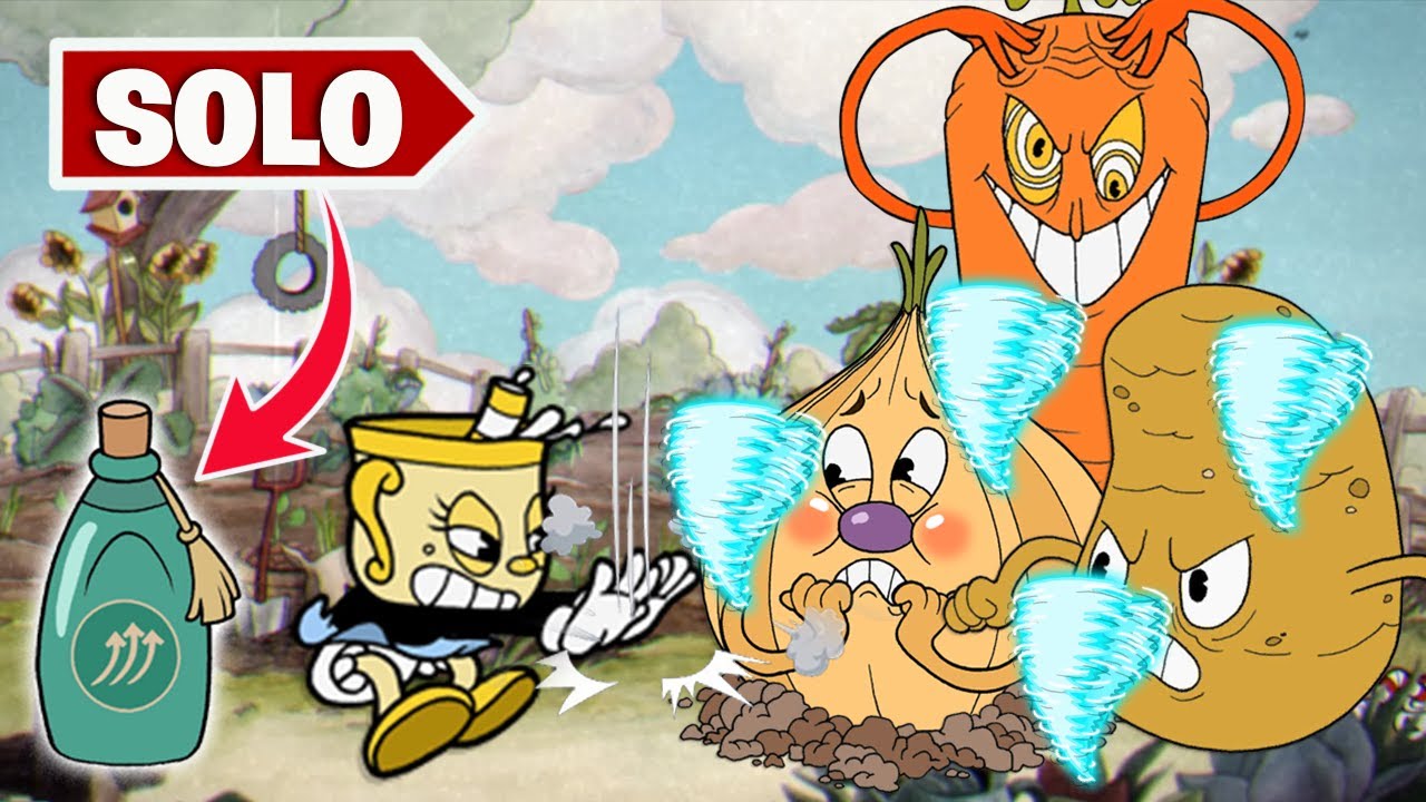 Cuphead SOLO con Arma TWIST-UP En Tiempo Récord
