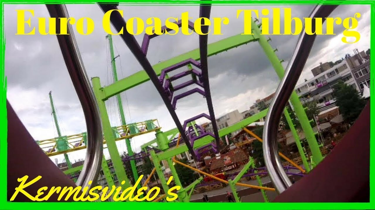 Tilburgse Kermis 2017   Euro Coaster Onride POV GoPro   Kermisvideo's