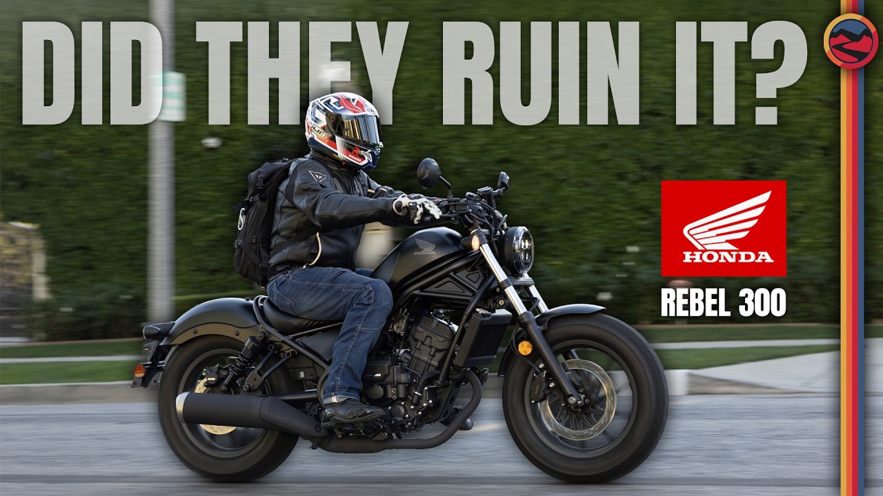 Honda Changed One of the Most Important Beginner Bikes Ever - Rebel 300 Review