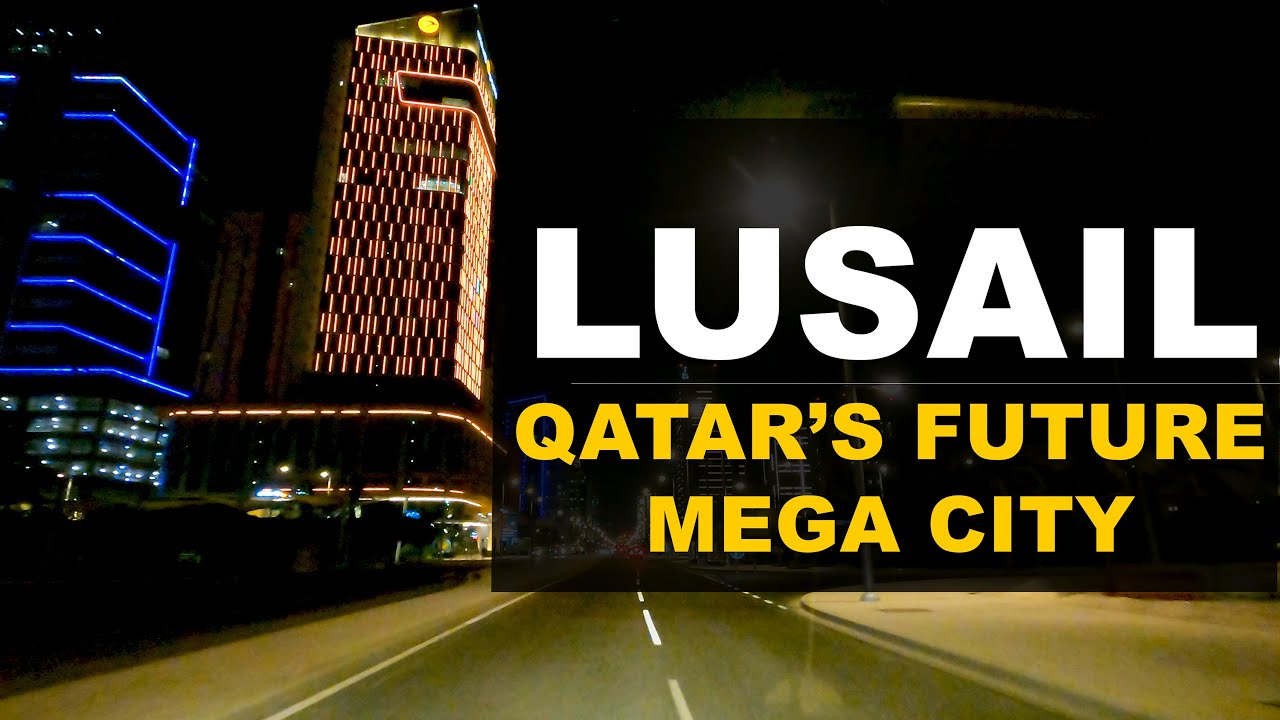 Lusail, Qatar - Driving to night market