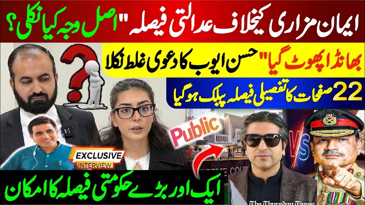 “Court Verdict Against Iman Mazari | Real Reason Revealed | 22-Page Decision Goes Public”