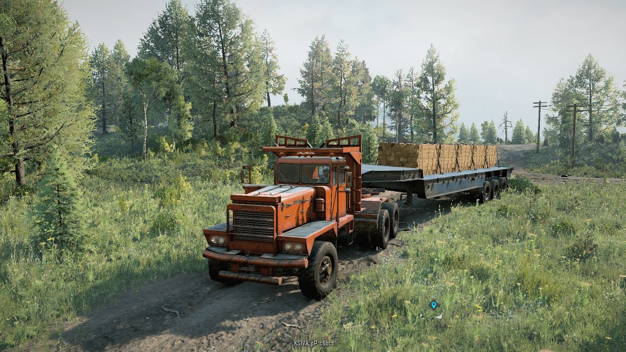 SnowRunner – Delivering Wooden Planks with a Heavy Truck | Tough Hauling Mission