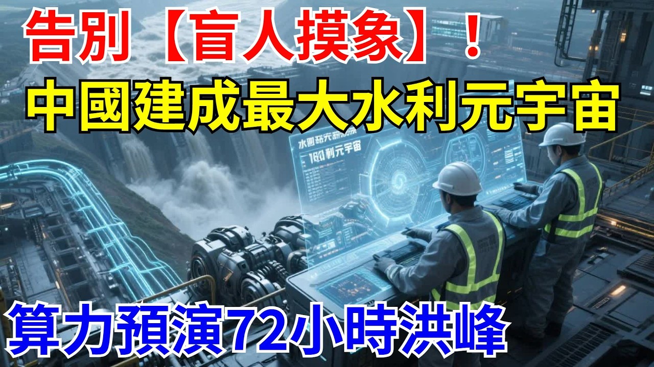 告別“盲人摸象”！中國建成全球最大“水利元宇宙”，算力預演72小時洪峰！【山河話事】#大國工程 #科普 #水利工程 #中國