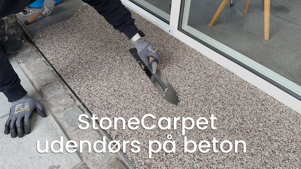 StoneCarpet: Udend&oslash;rs p&aring; beton
