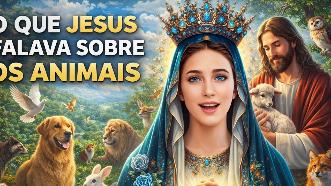 O que Jesus falava sobre os animais  - Mística Cidade de Deus,  adaptação Virgem Maria 