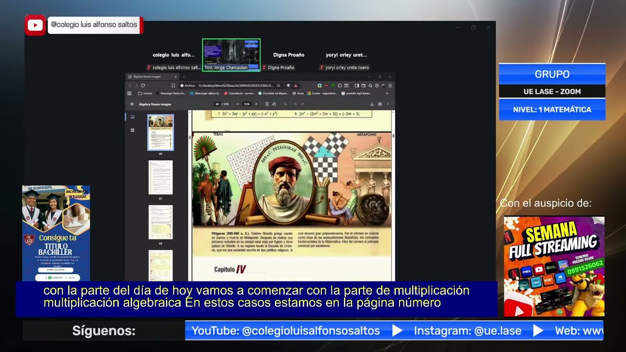 MATEMATICA NIVEL 1 SEM 2 al 6 - FEB 2026