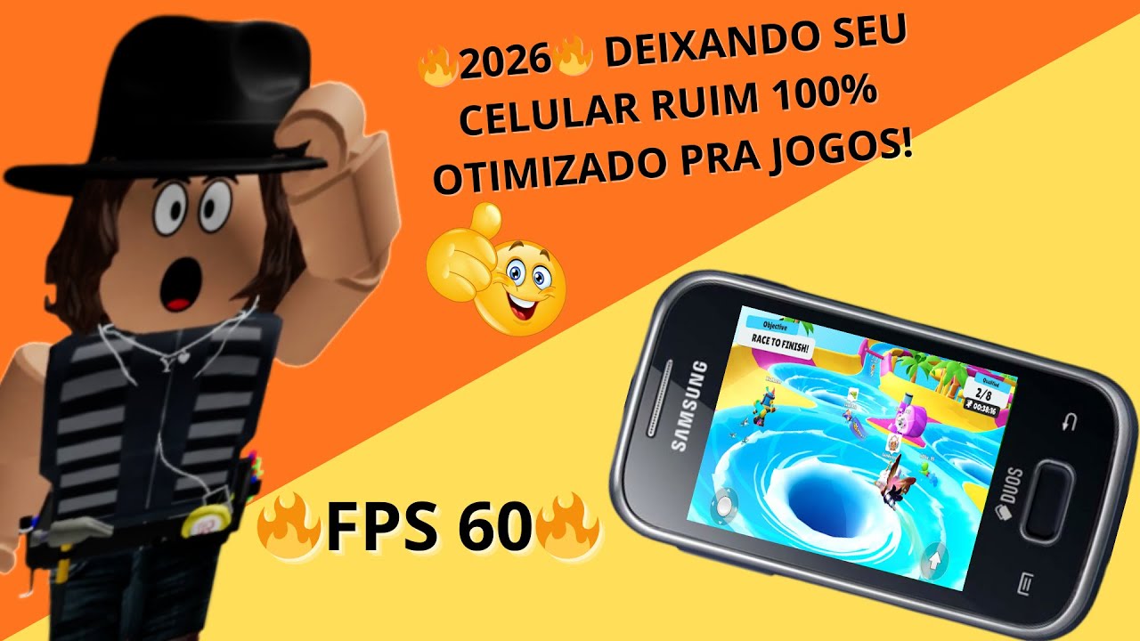 🔥2026🔥 DEIXANDO SEU CELULAR RUIM 100% OTIMIZADO PRA JOGOS!