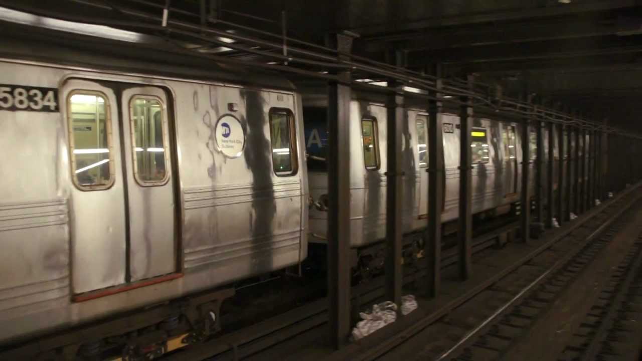 MTA New York City Subway : Euclid Avenue Bound R46 C Train @ 34th Street - Penn Station