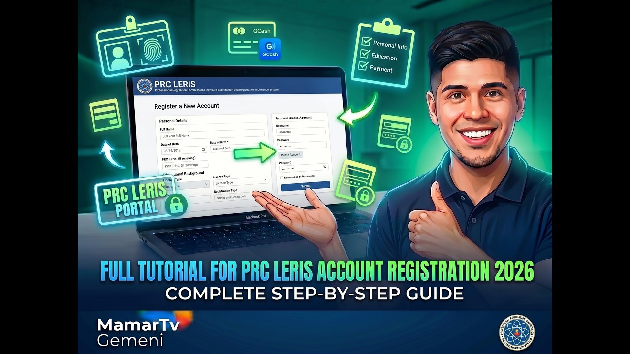 Full Tutorial: How to Create a PRC LERIS Account for New Applicants (2026 Guide)