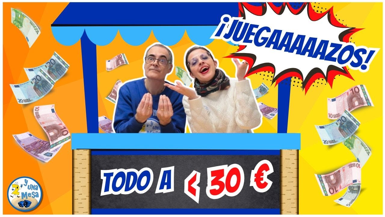 ¡TOP10! Juegazos por menos 30 euros | JUEGOS DE MESA BUENOS Y BARATOS que funcionan a DOS JUGADORES