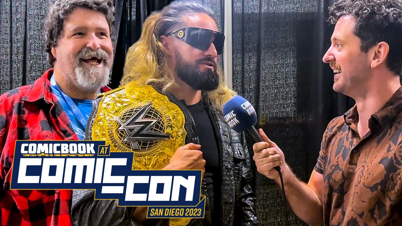 WWE Stars Seth Rollins, Mick Foley, & Chelsea Green Talk Dream Matches At SDCC 2023!