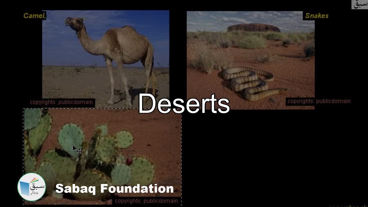 Deserts, General Science Lecture | Sabaq.pk