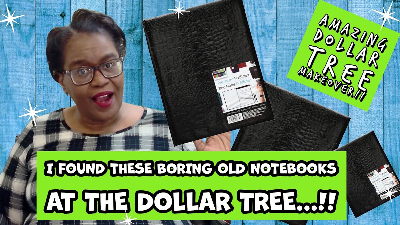 WOW…LOOK AT THEM NOW!! easy dollar tree notebook makeover…ANOTHER AWESOME TUTORIAL!!