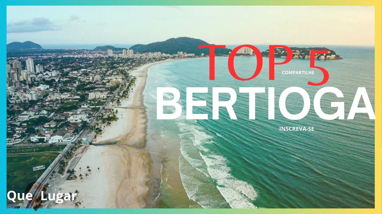 TOP 5 BERTIOGA! AS MELHORES PRAIS #praia #litoralnorte