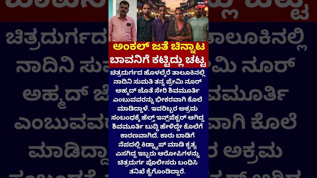 Shocking Holalkere Murder Case | ಅಕ್ರಮ ಸಂಬಂಧಕ್ಕೆ ಬಾವನ ಡೆಡ್ಲಿ ಮರ್ಡರ್!
