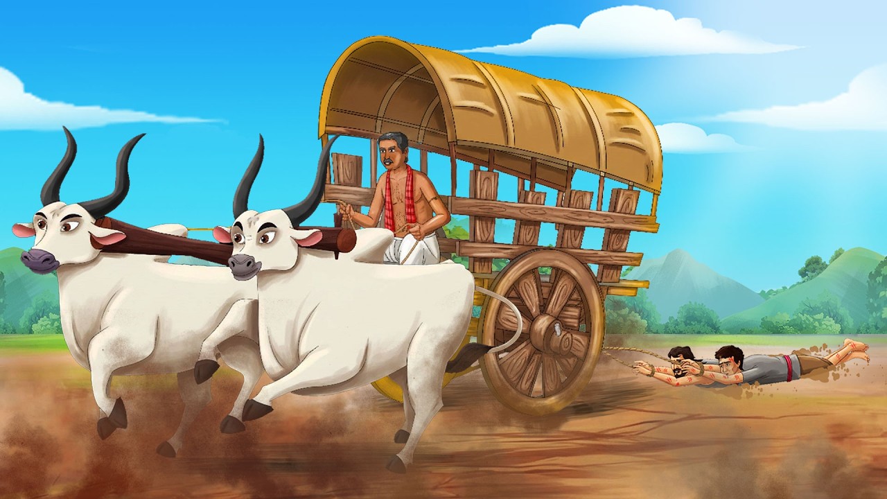 भिखारी और जादुई बैलगाड़ी | Bhikhari aur Jadui Bailgaadi  | Hindi Kahani | Cartoon Story