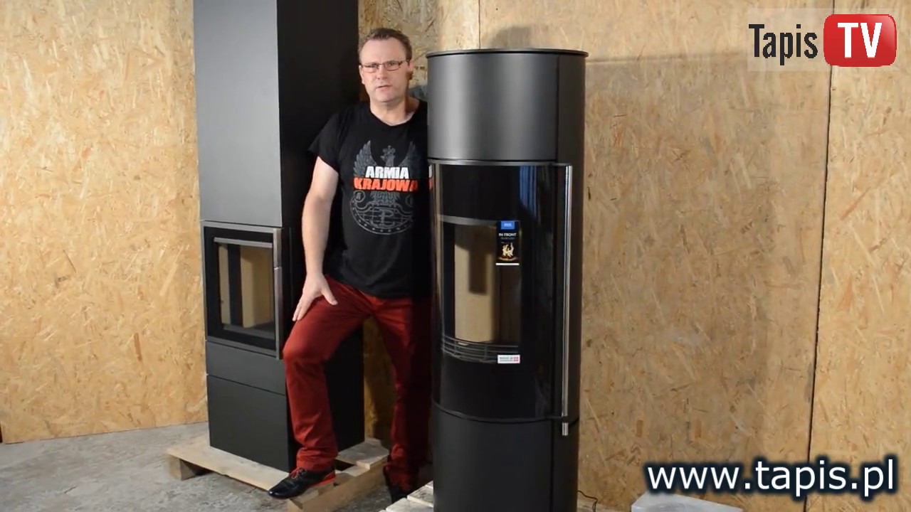 TAPIS TV - NOWOCZESNY PIEC KOMINKOWY JYDEPEJSEN OMEGA - KOMINEK WOLNOSTOJĄCY - PIECE KOMINKOWE