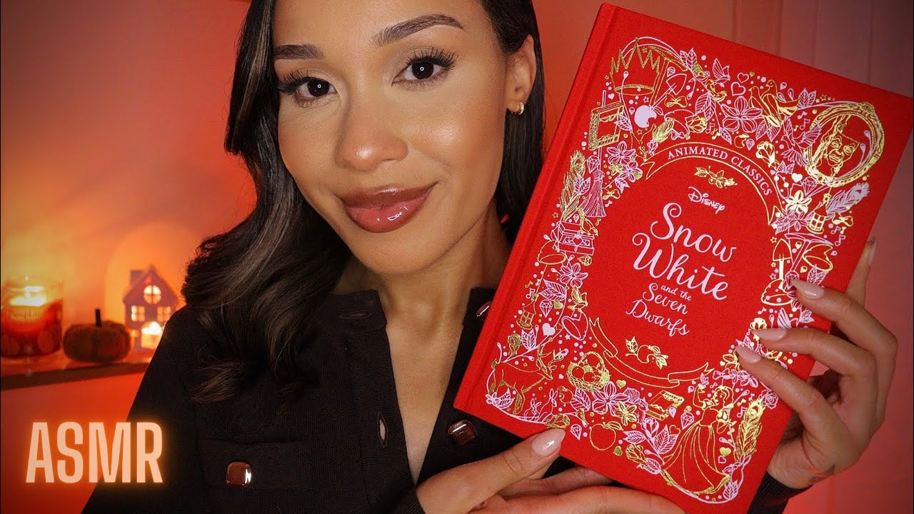 ASMR Reading You Disney's Snow White 🍎 Bedtime Fairytales | Storytelling for Sleep 📖