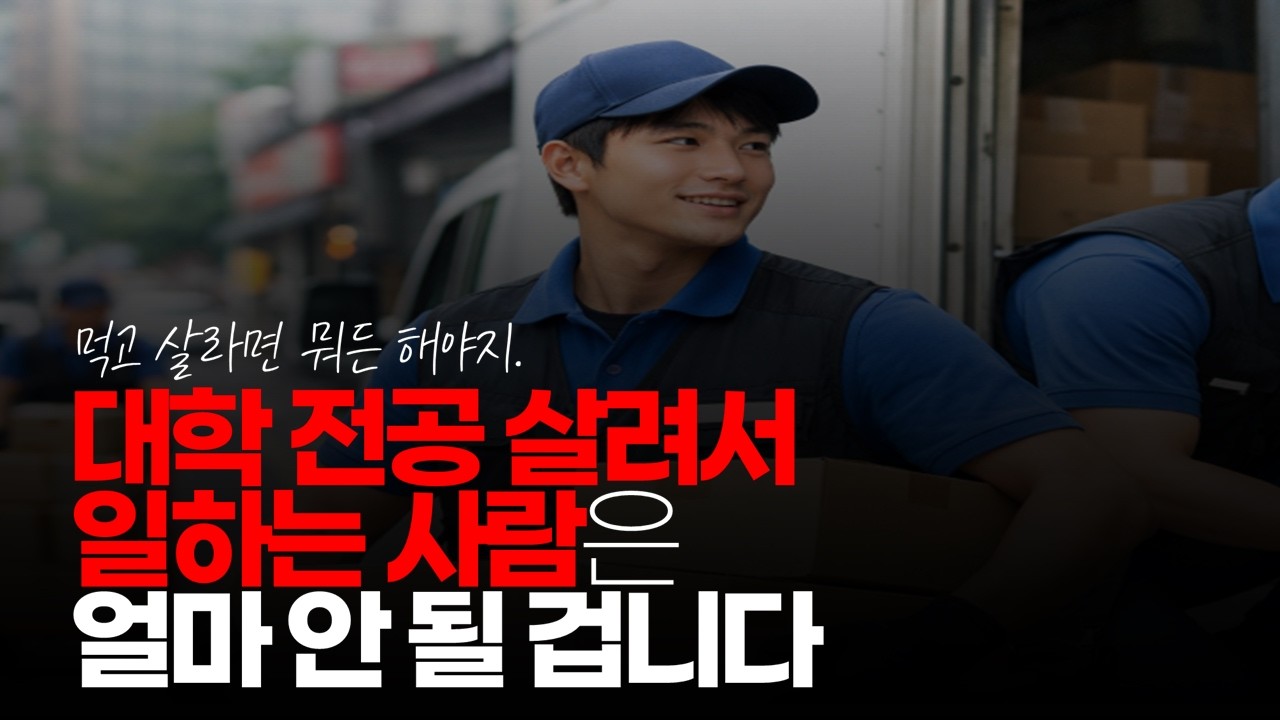 (※시청자댓글) 대학을 졸업해도 막상 전공 살려서 일하는 사람은 얼마 안 될 겁니다. #대학졸업 #대졸백수 #4년제출신