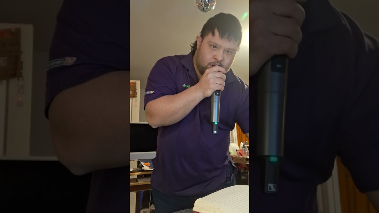 Jordan singing i found an angel by gary Walter 