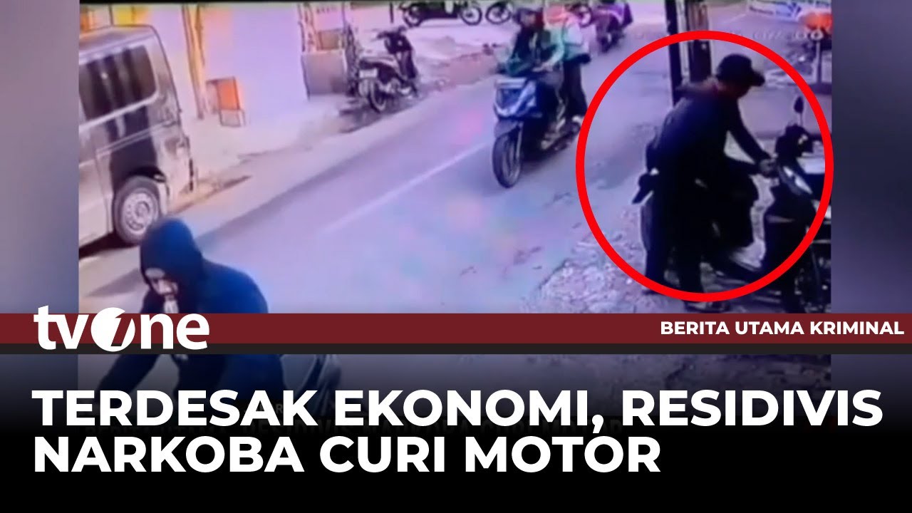 Nganggur Usai Bebas, Residivis Narkoba Curi Motor | tvOne