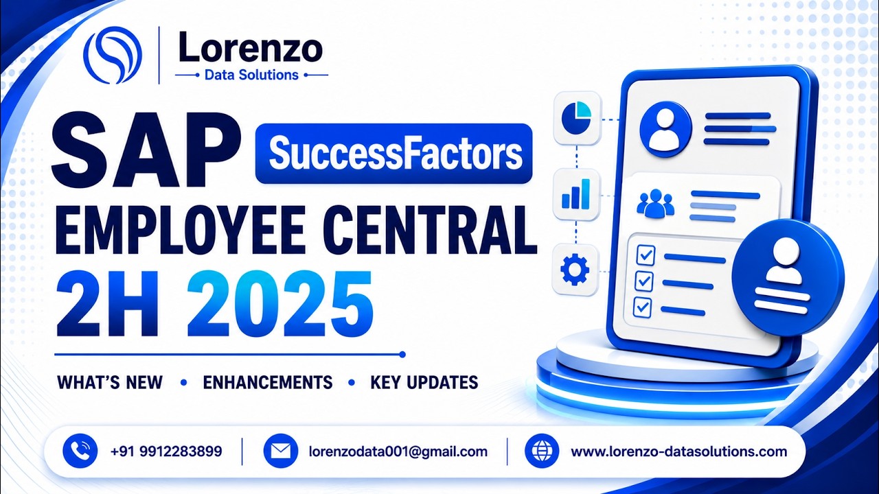 SuccessFactors Employee Central 2H 2025 #sap