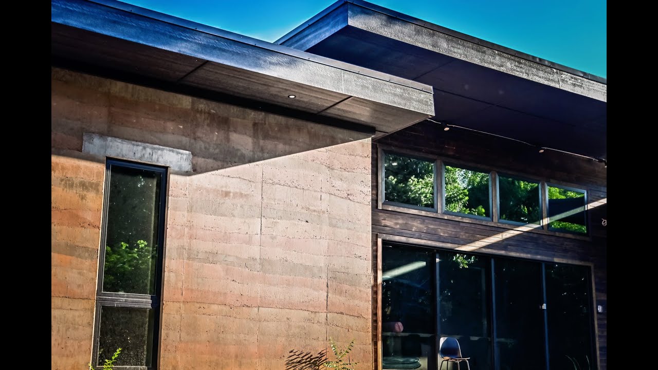 Rammed Earth Home Construction Video