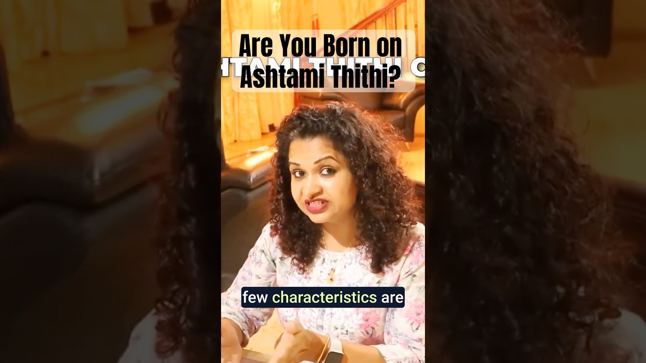 Are You Born On Ashtami Tithi? Your Traits Revealed! [Astro Minute 105] #astrology