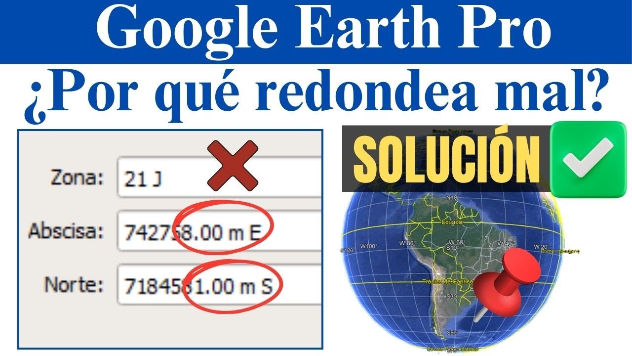 El Problema con los Decimales en Google Earth Pro