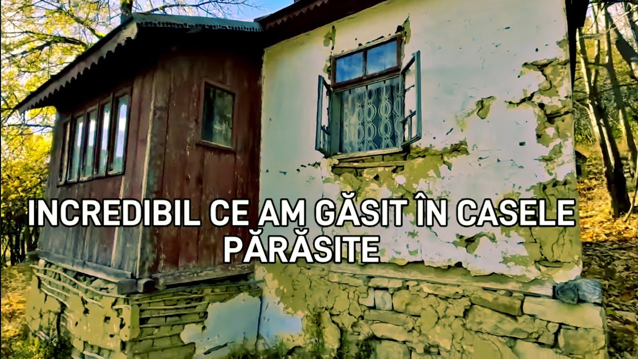 Satul fară locuitori: Zeci de case abandonate cu totul în ele