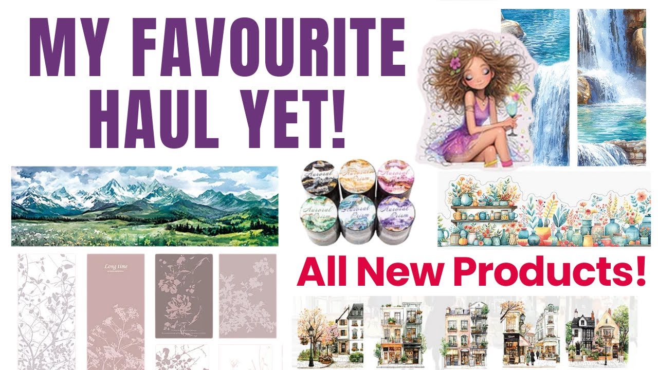 Gorgeous & Affordable! | My Favourite New Craft Supplies | Journalsay haul