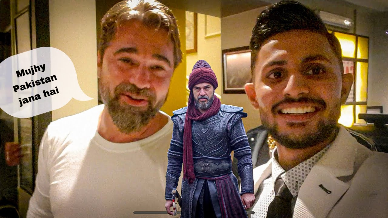 I met Ertugrul Ghazi  | Pakistani music bohat acha hai 🤯 | Dinner with Engin Altan Düzyatan 🇹🇷