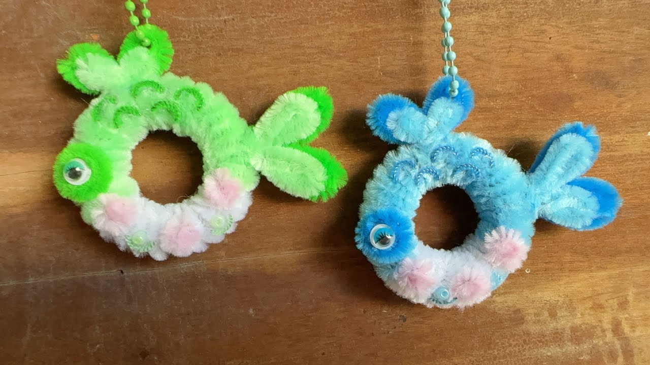 ABC TV | How To Make Fish Keychain With Pipe Cleaner - Craft Tutorial