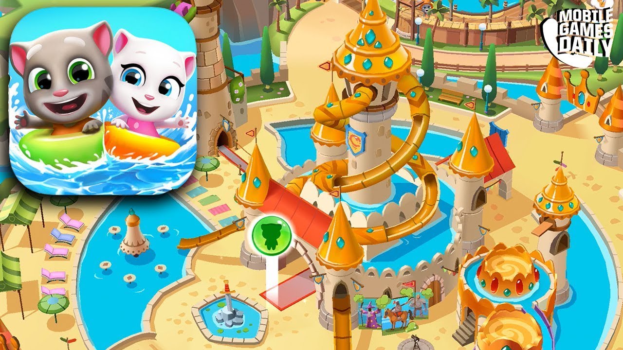 TALKING TOM POOL - Levels 37 38 39 40 41 42 43 44 45 46 47