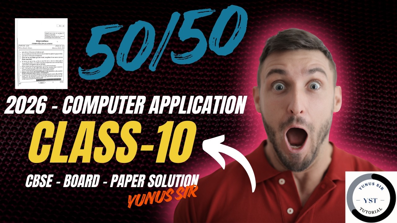 Class 10th One short video Computer Application  CBSE BOARD SPECIAL  part 2