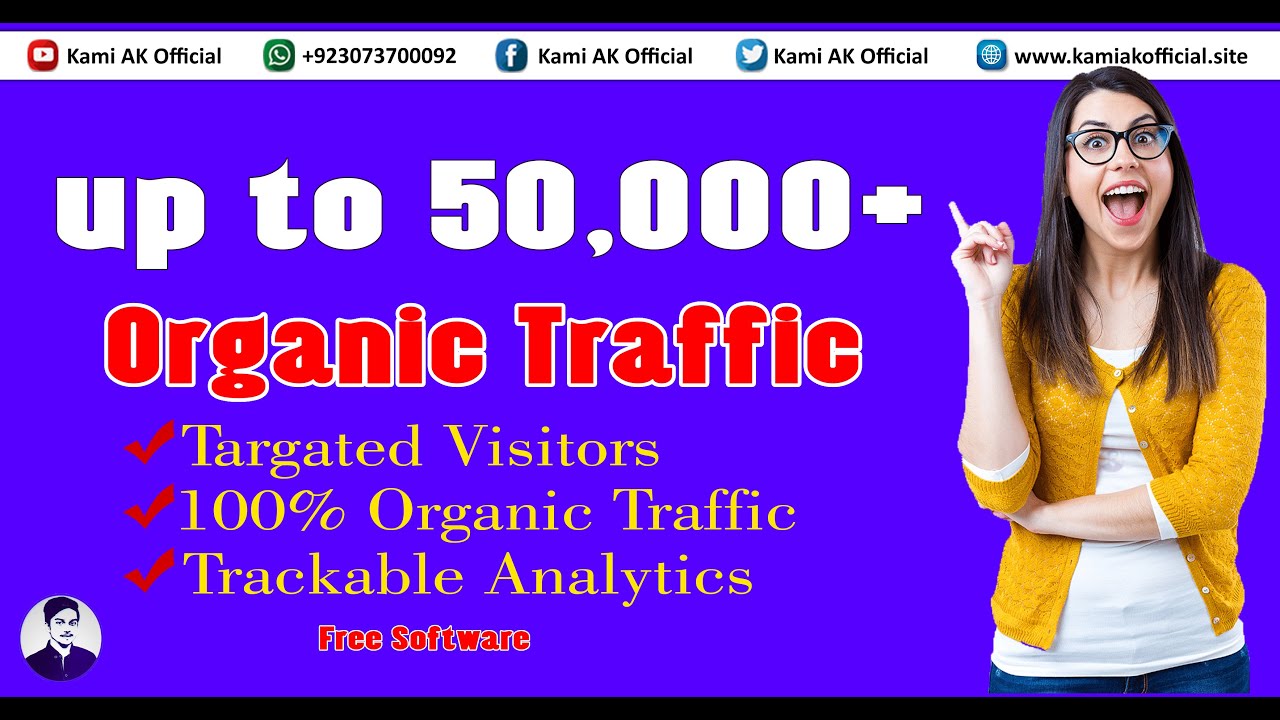 How To Get Unlimited Traffic On Website | Free Website Traffic Generator 2022 #Kami #AK #Official