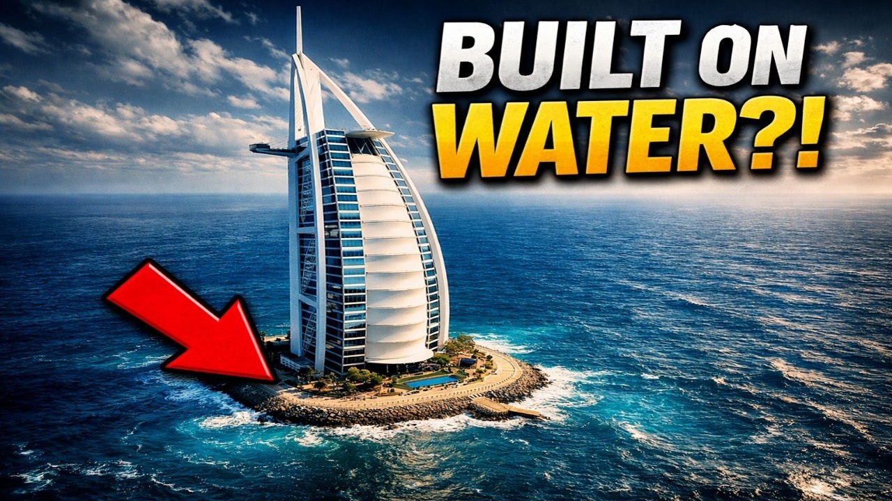 Why Burj Al Arab Was Built in the Middle of the Sea | Hidden Engineering Explained.