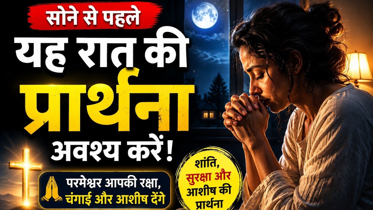 Powerful Night Prayer! रात की प्रार्थना #prayer #yeshumasih#demon#bible#god#jesuschrist#yeshumasih